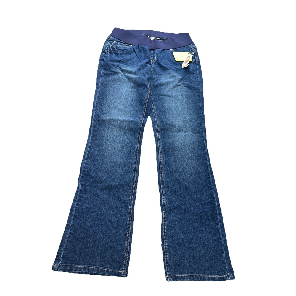 Hybrid Maternity Jeans Size Large 29x31 Stretch Blue Comfort Fit Denim Moms